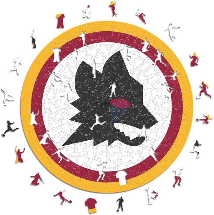 Immagine prodotto Iconic AS Roma - Lupetto Logo - Puzzle in Legno Taglia S (150 Pezzi) (150 pezzi)
