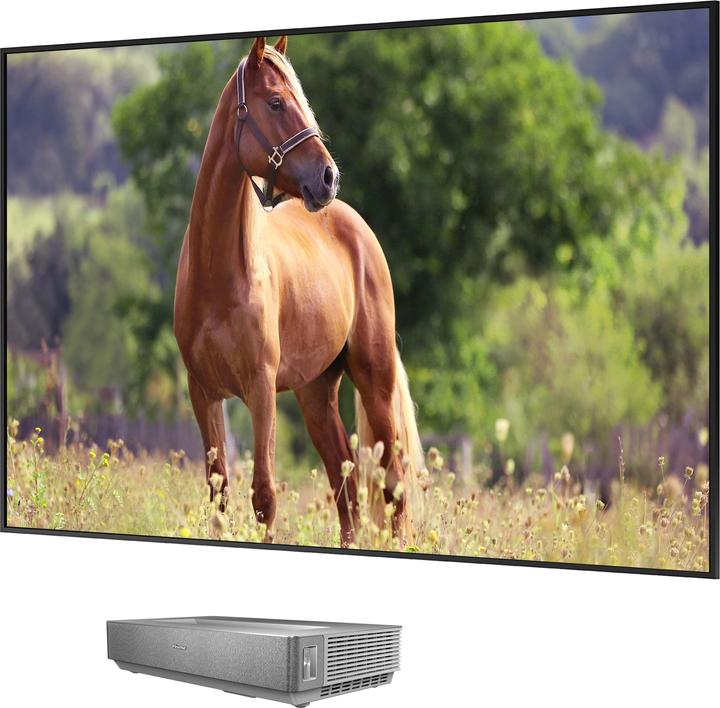 Produktbild Hisense 100L5HD inkl. 100" ALR Daylight Leinwand (4K, 2600 lm, 0.25:1)