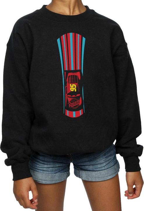 Produktbild Disney Cars Lightning McQueen Stripes Sweatshirt Mädchen (140, 146)