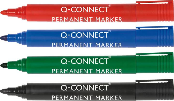 Actual product image Q-Connect Permanent marker with bullet tip (Black, 2 mm, 1 x)