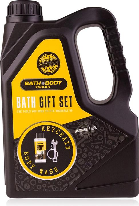 Produktbild Accentra Geschenkset für Männer BATH + BODY TOOLKIT in Ölkanisterform (Haarpflege set)
