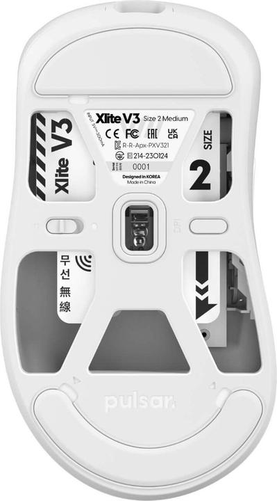Produktbild Pulsar Gaming Gears Xlite V3 - Muis (Kabellos, Kabelgebunden)