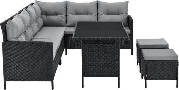 Image du produit Juskys Lounge Manacor Poly rotin