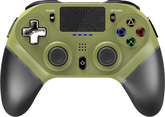 Produktbild iPega Ninja PG-P4010A Wireless Gaming Controller touchpad PS4 (khaki) (PS4, PS5)
