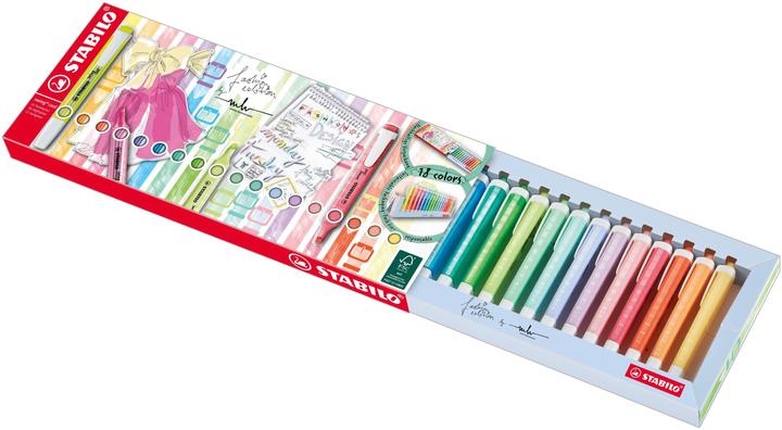 Actual product image STABILO swing cool highlighter (Sorted, 1 mm, 18 x)