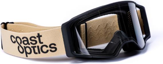 Actual product image Coast Optics Alta 2 Goggle schwarz, Band beige mit klarem Glas