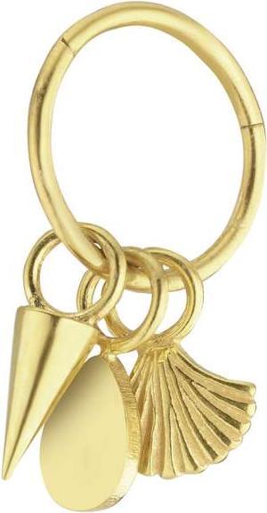 Produktbild Bijouteria Ohrpiercing (Chirurgenstahl 316L, PVD Beschichtung (goldfarbig))
