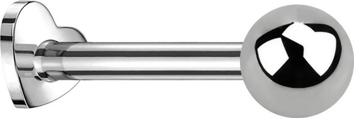 Produktbild Star Piercing Micro Labret Herz Innengewinde silber Kugel silber (ohne Messing, Titan G23)