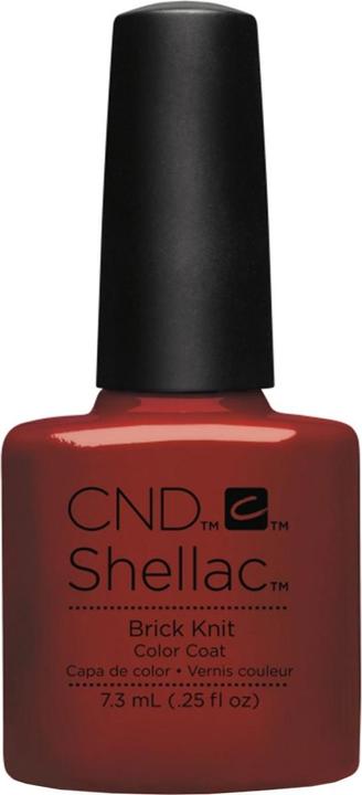 Produktbild CND Shellac - Color Coat Brick Knit (Orange, Rot, UV-Gel Lack)