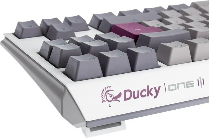Produktbild Ducky One 3 Mist Grey TKL Gaming Tastatur, RGB LED - MX-Blue (DE, Kabelgebunden)