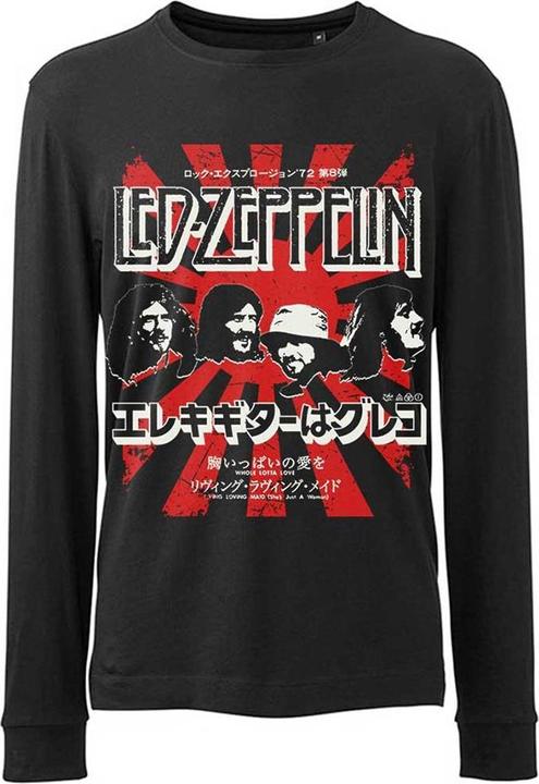 Immagine prodotto Led Zeppelin Maglietta a maniche lunghe in cotone Japanese Burst Unisex Adulto (XXL)