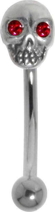 Immagine prodotto Bijouteria Piercing sopracciglio (Acciaio chirurgico 316L, Vetro (di orologio), Argento 925)