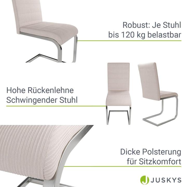 Produktbild Juskys Freischwinger Vegas
