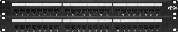 Produktbild Eaton 48-Port 2U Rack-Mount Cat6/Cat5 110 Patch Panel 568B RJ45 Ethernet TAA