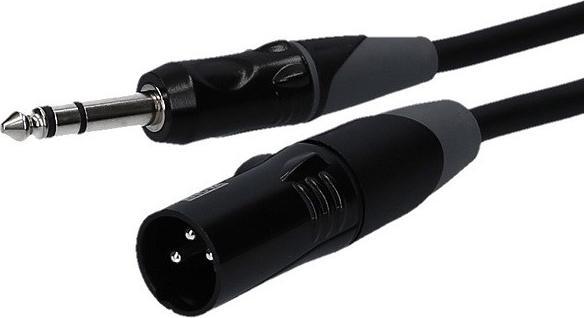 Actual product image Enova XLR male to jack plug 6.35mm, 5m (5 m)