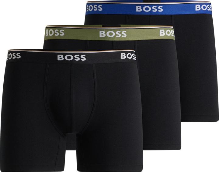 BOSS BoxerBr 3P Power (M, 3er Pack)