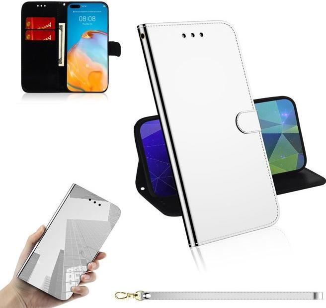 Actual product image MU Style Mirror Surface Bookcover Series (Huawei P40 Pro+)
