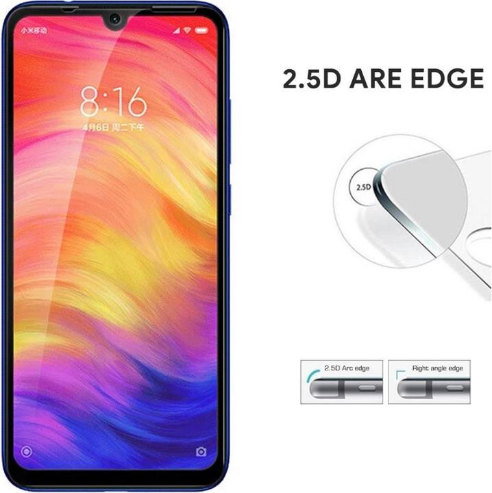 Image du produit Screenguard Xiaomi Redmi Note 7 Full Screen Protective Glass 2.5D 9H (1 pièce(s), Xiaomi Redmi Note 7)