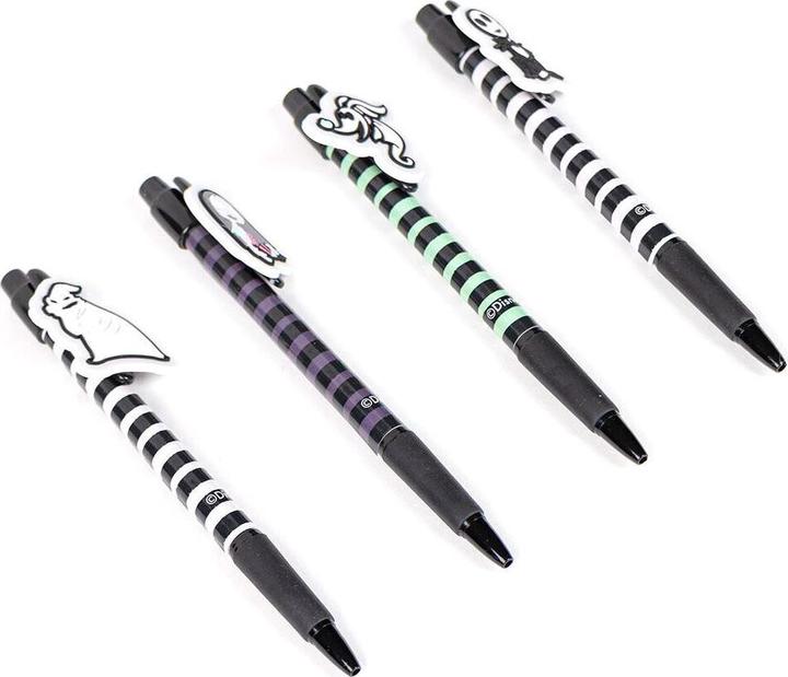 Produktbild Cerda L'ETRANGE NOEL de Mr JACK - Set de 4 Stylos à Bille (White, no ir, 4 x)