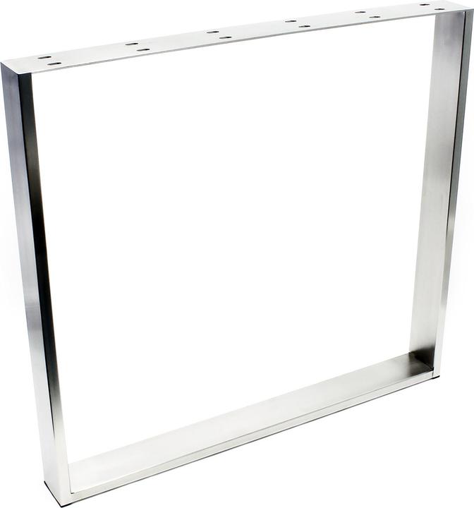 Actual product image Wiltec Table frame 80x73cm stainless steel table base Table runner Skid frame