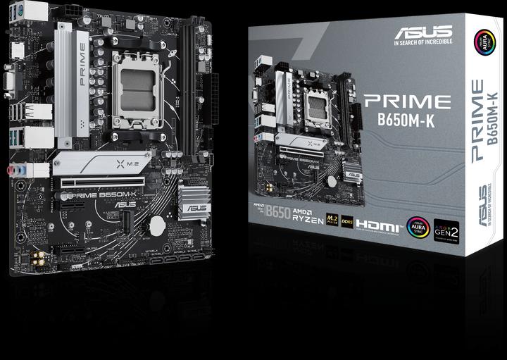 Actual product image ASUS Prime B650M-K (AM5, AMD B650, mATX)