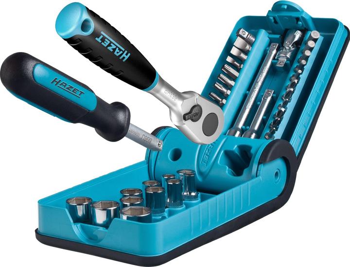 Produktbild HAZET Steckschlüssel- und Bit Satz „Smart Case“ 856-1HP ∙ Vierkant6,3 mm (1/4 Zoll), Sechskant6,3 (… (14 mm, 13 mm, 12 mm, 11 mm, 10  mm)