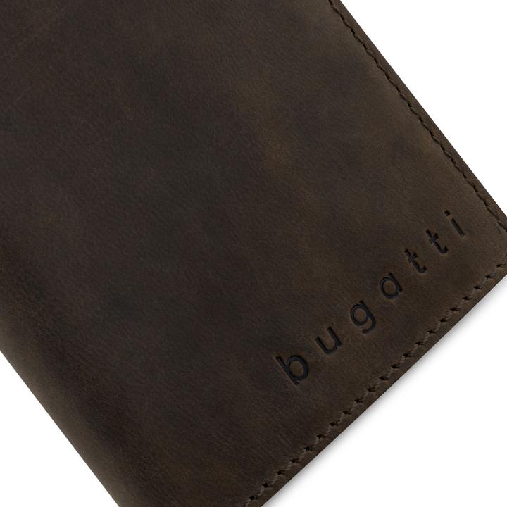 Actual product image Bugatti Luca leather wallet 10 cm