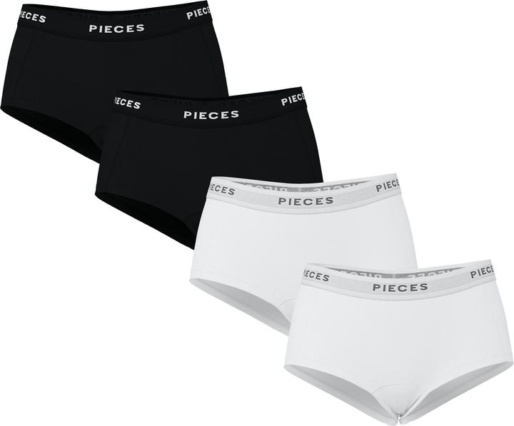 Produktbild Pieces Pclogo Lady 4 Pack Solid Noos Bc (S, 4er Pack)