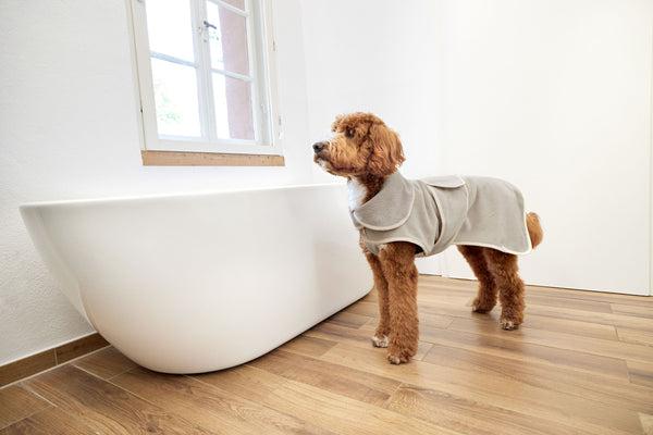 Produktbild Palopa Hundebademantel Robi beige L (L, Hundebademantel)
