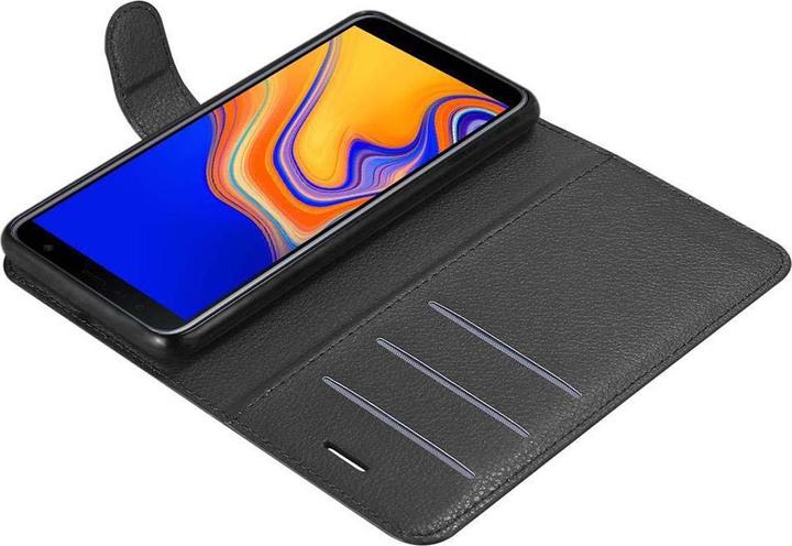 Actual product image Cadorabo Book with stand function cover (Samsung Galaxy J6+)