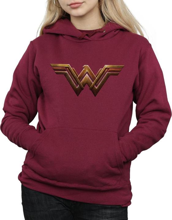 Immagine prodotto Justice League Movie Wonder Woman Emblem Felpa con Cappuccio Donna (XXL)