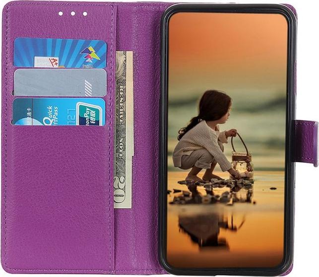 Produktbild MU Classic Litchi Leder Bookcover Series (Samsung Galaxy A35)