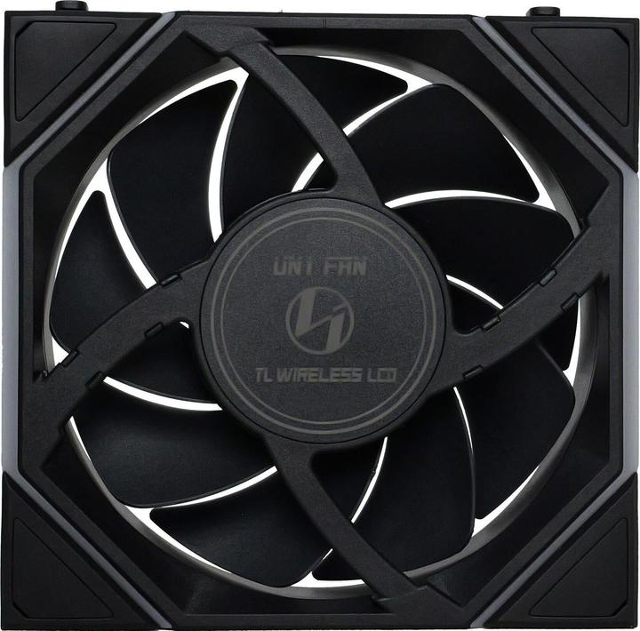 Actual product image Lian-Li UNI FAN TL Wireless LCD Lüfter, ARGB, PWM, 3er-Pack inkl. Controller - 120 mm, schwarz (120 mm, 3 x)