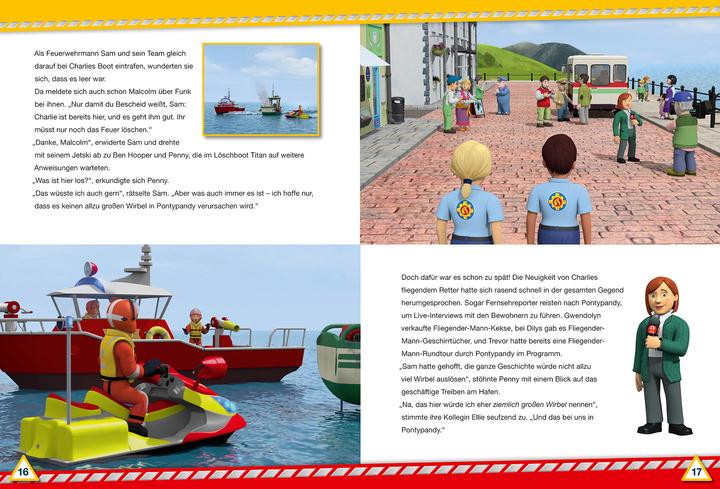 Actual product image Panini Feuerwehrmann Sam: Helden fallen nicht vom Himmel (German, Katrin Surcharge, 2021)