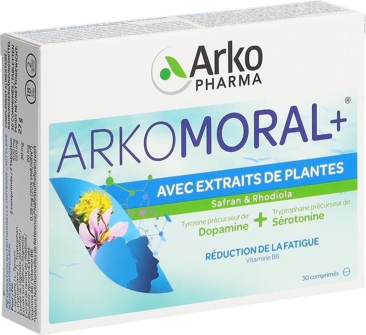 Produktbild Arkopharma Arkomoral + reduziert Müdgikeit (30 Stück, Tabletten, 50 g)