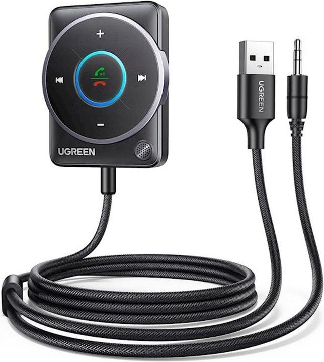 Productafbeelding Ugreen Bluetooth 5.4 adapter CM723, USB + 3.5mm mini jack, built-in microphone (black)