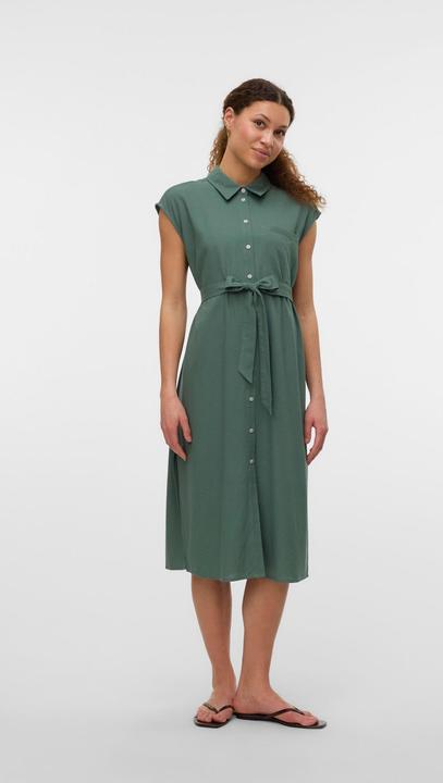 Immagine prodotto Vero Moda VMMYMILO Abito lungo abito camicia (XL)