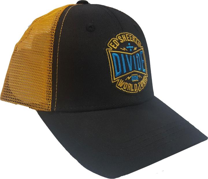 Immagine prodotto Ed Sheeran Cappello da baseball Unisex Adulto 2019 Divide World Tour Mesh Back (Taglia unica)