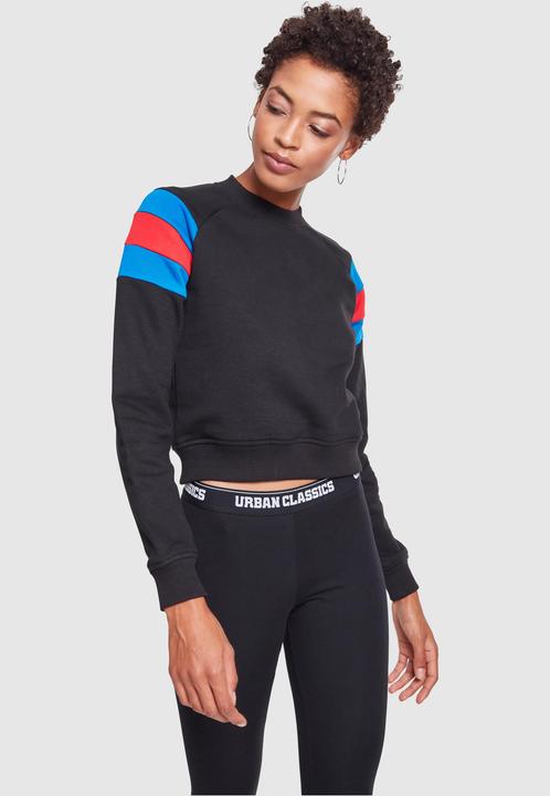Produktbild Urban Classics Ladies Sleeve Stripe Crew (L)