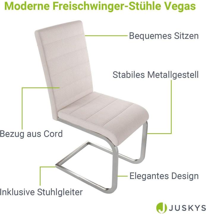 Produktbild Juskys Freischwinger Vegas