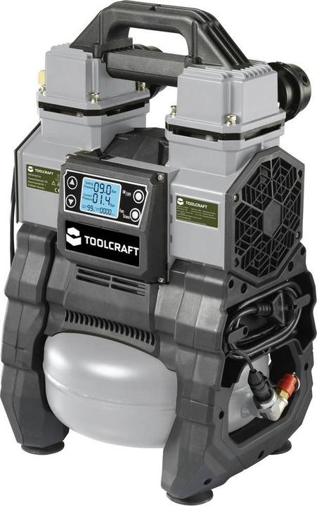 Actual product image Toolcraft Air compressor 12 VDC, 18 VDC/ 230 VAC 9 bar (9 bar, 5 l)