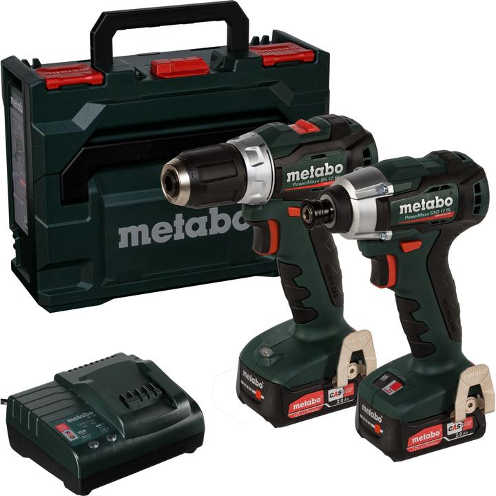 Actual product image Metabo Combo Set 2.7.3 12 V BS (Rechargeable battery operated)