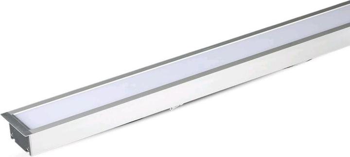 V-TAC VT741 Eclairage linéaire LED SAMSUNG Chip 40W en creux Boîtier argent 4000K 1211x70x35mm (3800 lm)