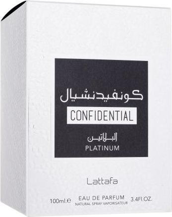 Produktbild Lattafa Perfumes Confidential Platinum (Eau de Parfum, 100 ml)