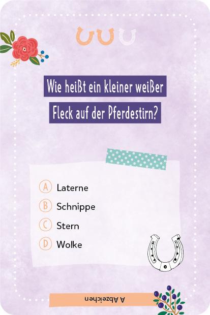 Actual product image Card game: The horsy quiz from the popular social media stars Lia and Lea - # pon (German)