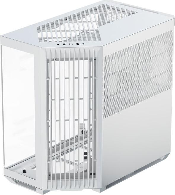 Actual product image APNX V1 PC case, midi tower, ATX, tempered glass - white (ATX)