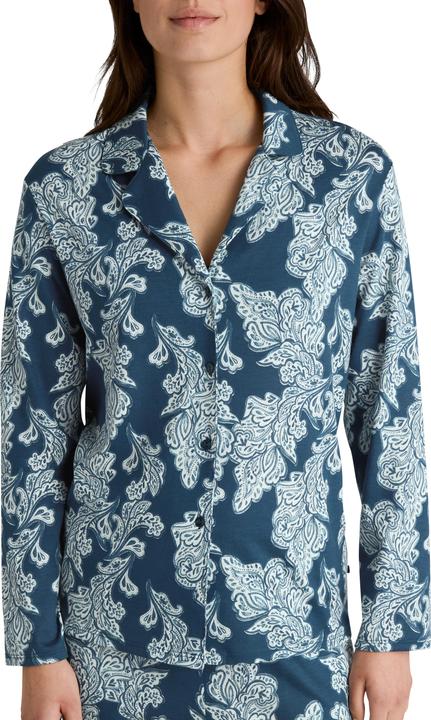 Image du produit Calida Favourites Botanic Langarmshirt, durchgeknöpft (XS)