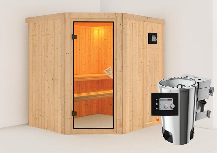 Produktbild Karibu Lilja ohne Dachkranz (Plug & Play 3,6 KW - Bio externe Steuerung)