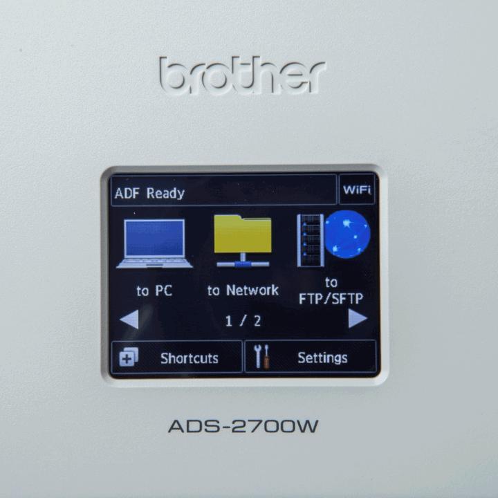 Immagine prodotto Brother Ads-2700w (WiFi, LAN, USB)
