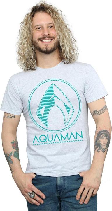 Produktbild Aquaman Aqua Logo TShirt (XXL)